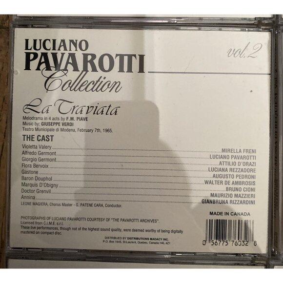 Luciano Pavarotti Collection La Traviata  Rigoletto La Boheme Messa Requiem 8 CD - Picture 11 of 16
